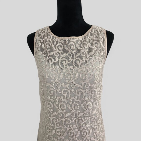 NWT Muse Boston Proper Double Layered Dress Size 6 - Picture 4 of 12